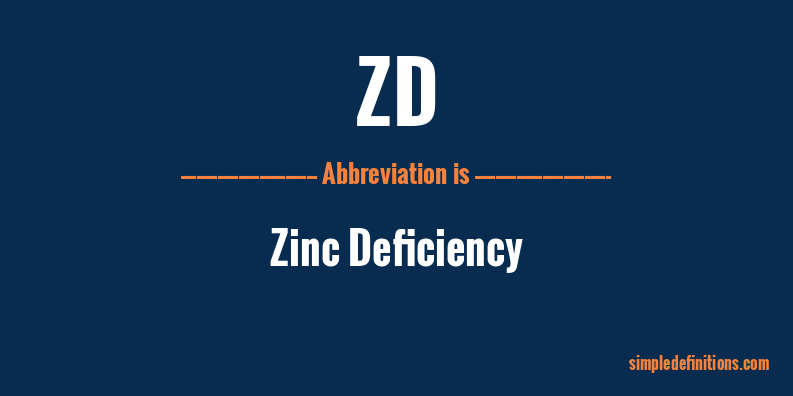 zd-abbreviation
