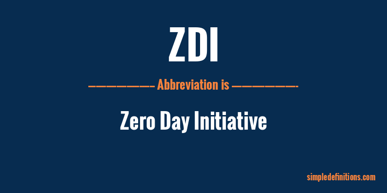 zdi-abbreviation