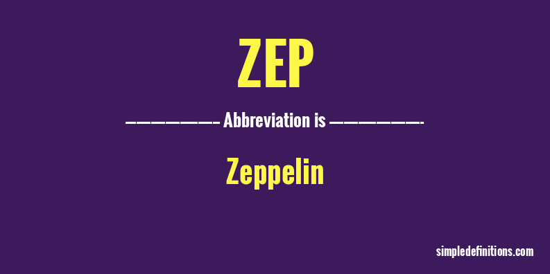zep-abbreviation
