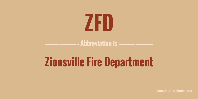 zfd-abbreviation