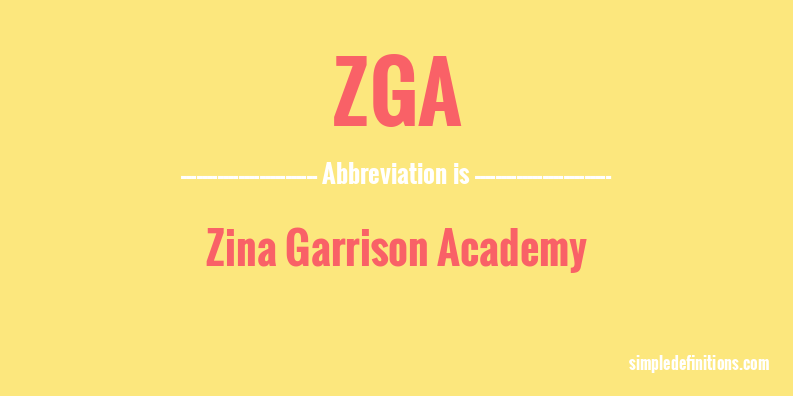 zga-abbreviation