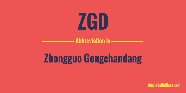 zgd-abbreviation