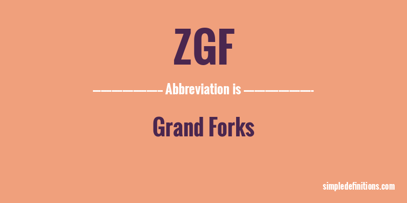 zgf-abbreviation
