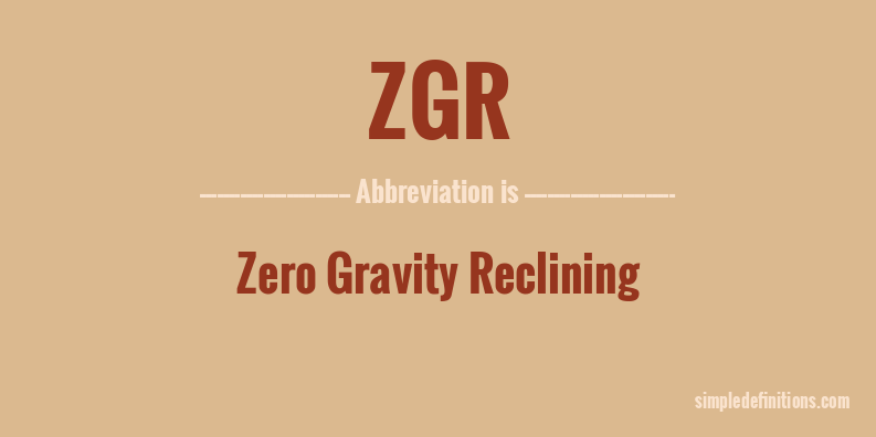 zgr-abbreviation