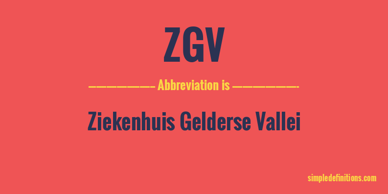 zgv-abbreviation