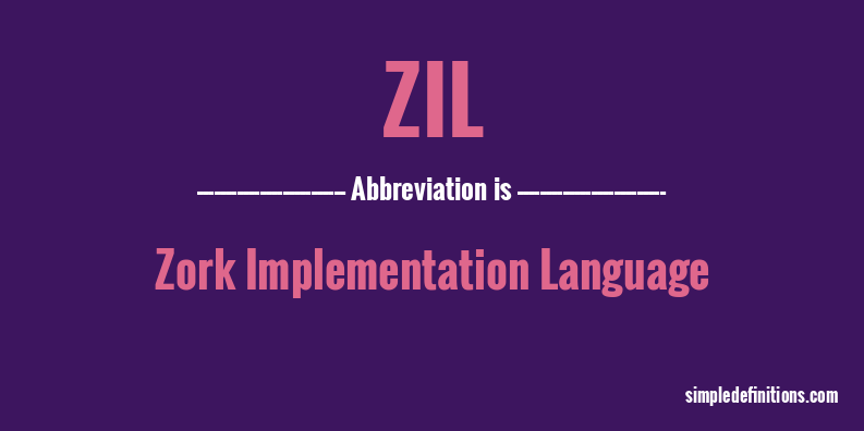 zil-abbreviation