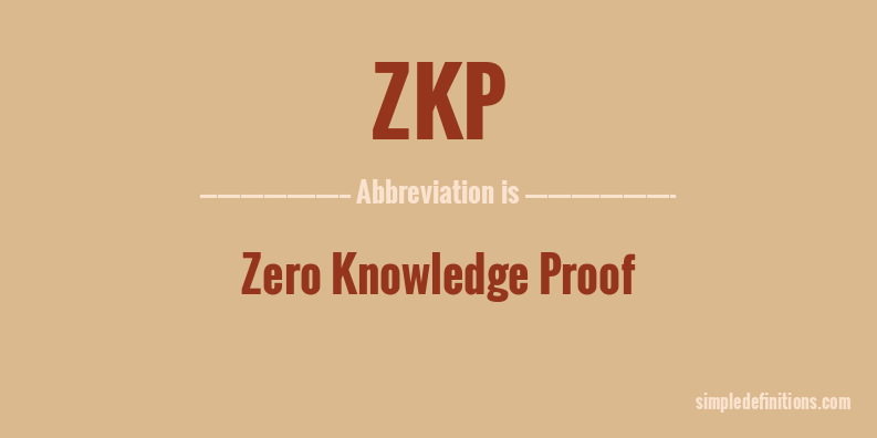 zkp-abbreviation