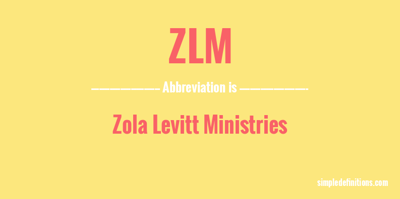 zlm-abbreviation
