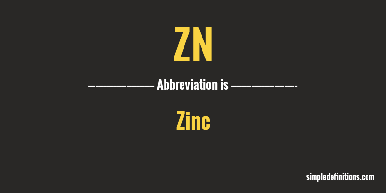 zn-abbreviation