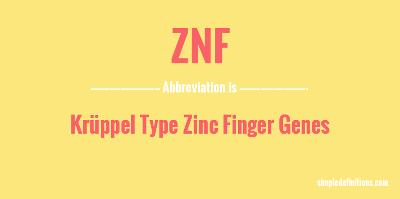 znf-abbreviation
