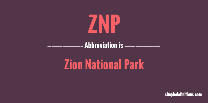 znp-abbreviation