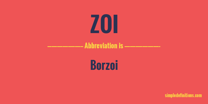 zoi-abbreviation