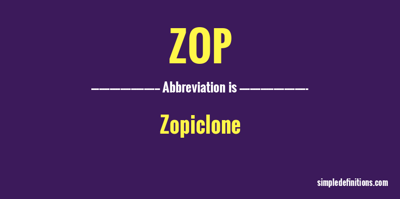 zop-abbreviation