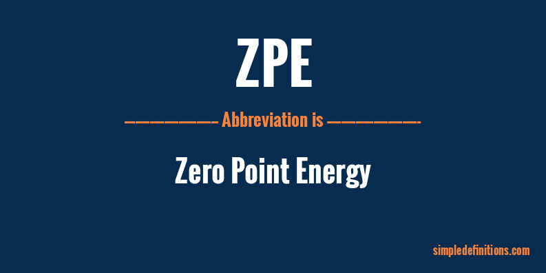 zpe-abbreviation