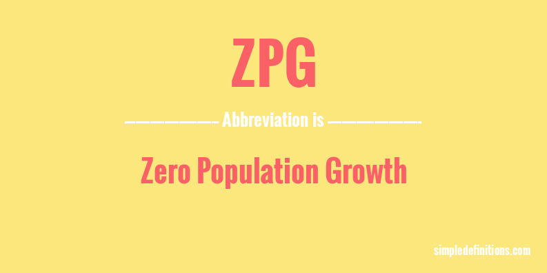 zpg-abbreviation