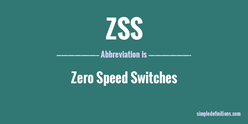 zss-abbreviation