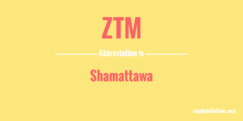ztm-abbreviation